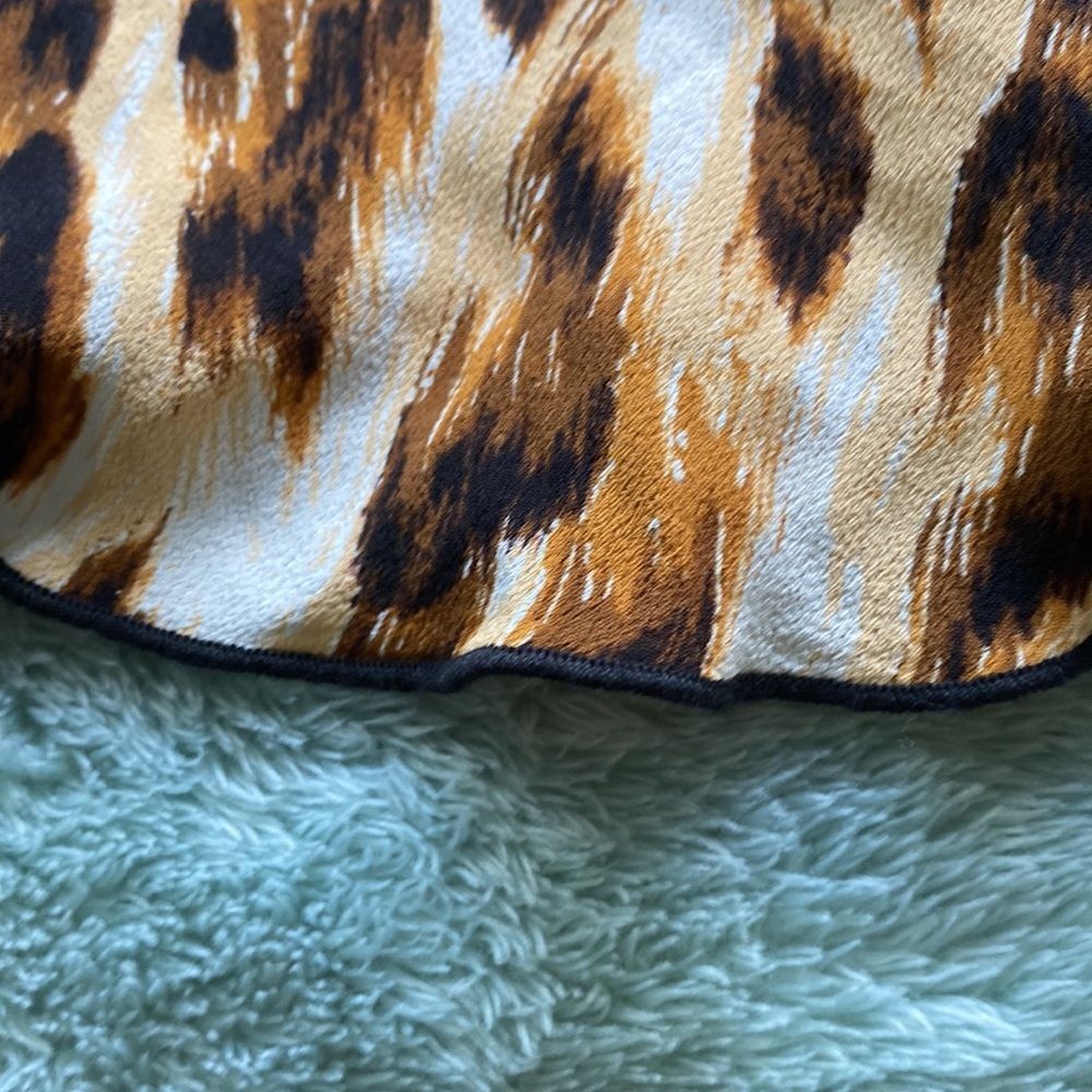 Animal Print Mini spaghetti Strap Dress - Picture 3 of 6